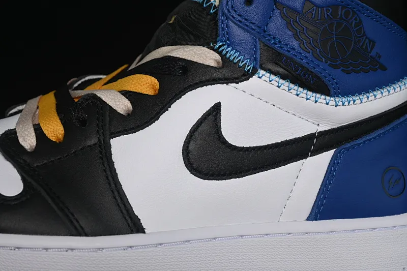 All categories Air Jordan Jordan series basketball shoes Air Jordan 1 High Fragment x Union x Air Jordan 1 Retro AJ1 Joe 1 new deconstructed royal blue high-top basketball shoes IO7847-001